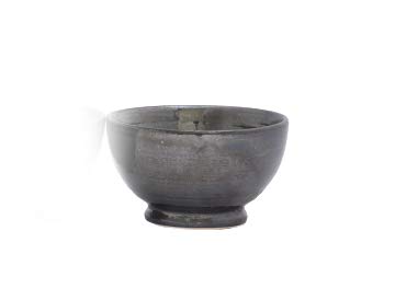 Caffeine Ceramic Handmade Black Metallic Nut Serving Bowl (Set of 2) - Caffeine Premium Stoneware