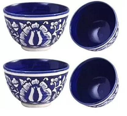 Caffeine Premium Ceramic Handmade Ancient Royal Mughal Combo Dinner Set (25 pcs.)