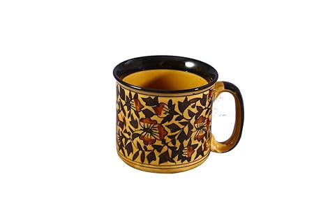 Caffeine Ceramic Handmade Brown sehra Maggie Mug (Set of 2) - Caffeine Premium Stoneware