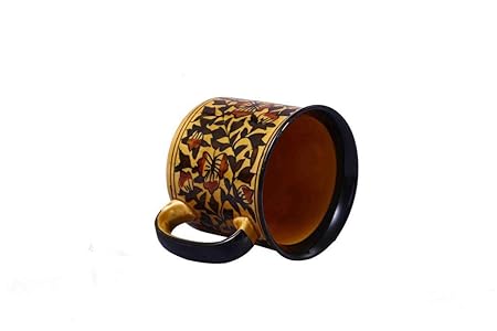 Caffeine Ceramic Handmade Brown sehra Maggie Mug (Set of 2) - Caffeine Premium Stoneware