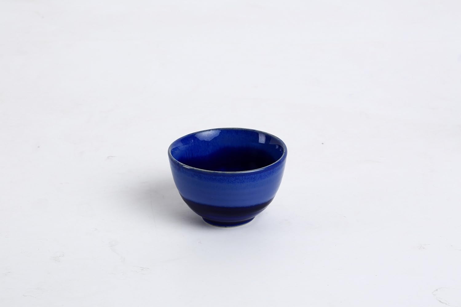 Caffeine Ceramic Handmade Blue Studio Dessert Bowl (Set of 6, 150 ml) - Caffeine Premium Stoneware