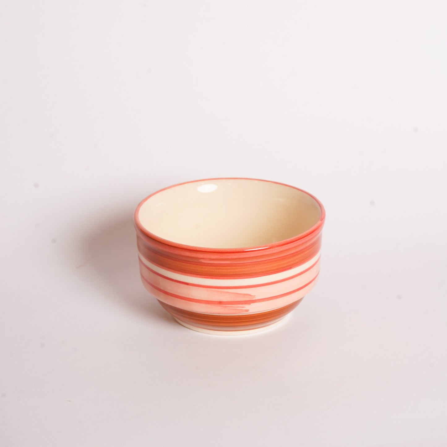 Caffeine Ceramic Handmade Orange Illusion Katori Bowl – Set of 2 - Caffeine Premium Stoneware