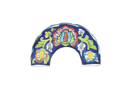 Caffeine Ceramic Handmade Blue Jaipuri Napkin Holder (Set of 1) - Caffeine Premium Stoneware