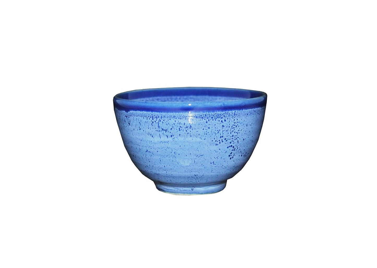 Caffeine Ceramic Handmade Blue Glossy Dessert Bowls – (Set of 2, 150 ml) - Caffeine Premium Stoneware