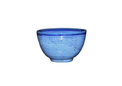 Caffeine Ceramic Handmade Blue Glossy Dessert Bowls (Set of 4, 150 ml ) - Caffeine Premium Stoneware