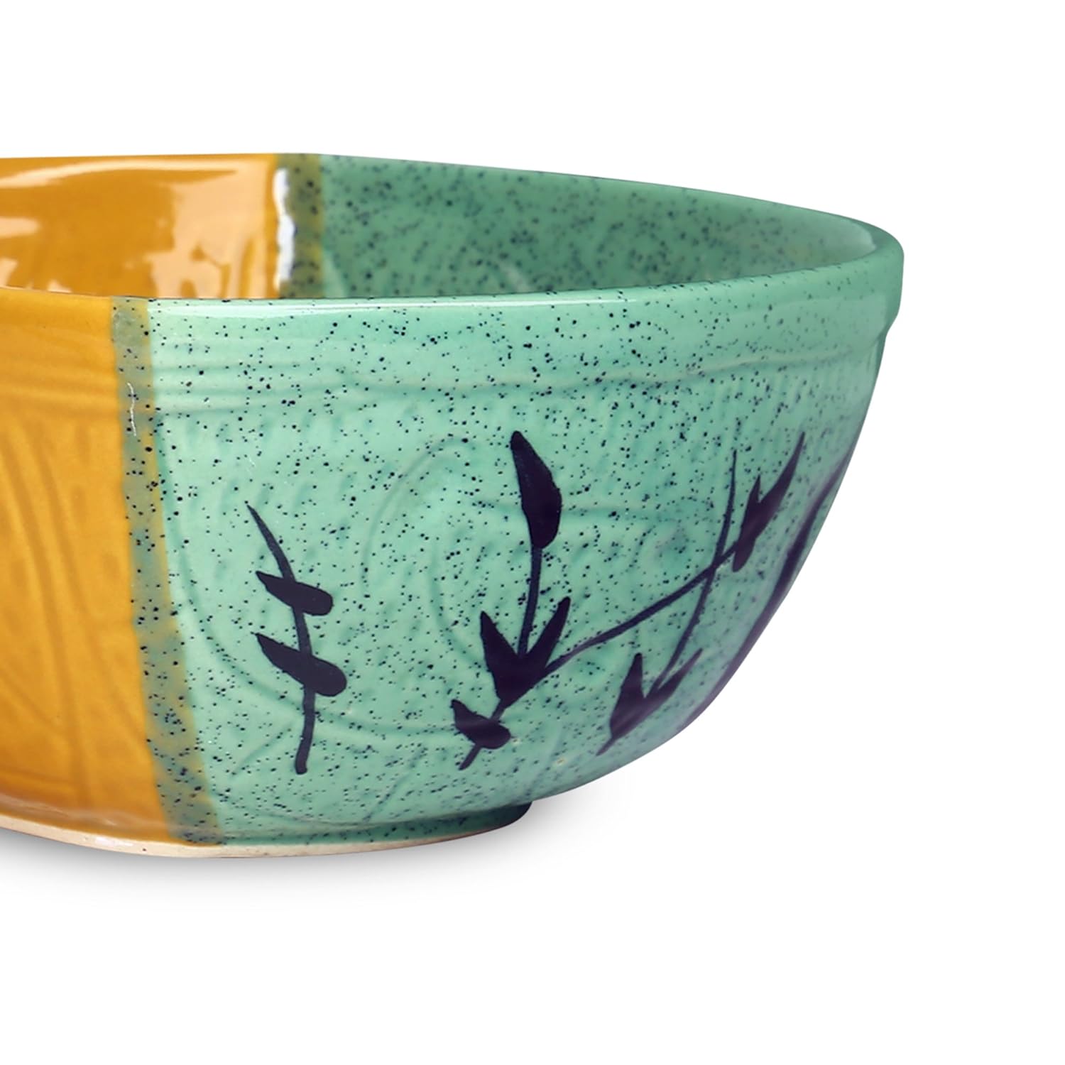 Caffeine Ceramic Handmade Multi Color Serving Bowl (Set of 3) - Caffeine Premium Stoneware