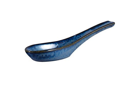 Caffeine Ceramic Handmade Blue Bubble Double Handled Soup Bowl (Set of 2) - Caffeine Premium Stoneware