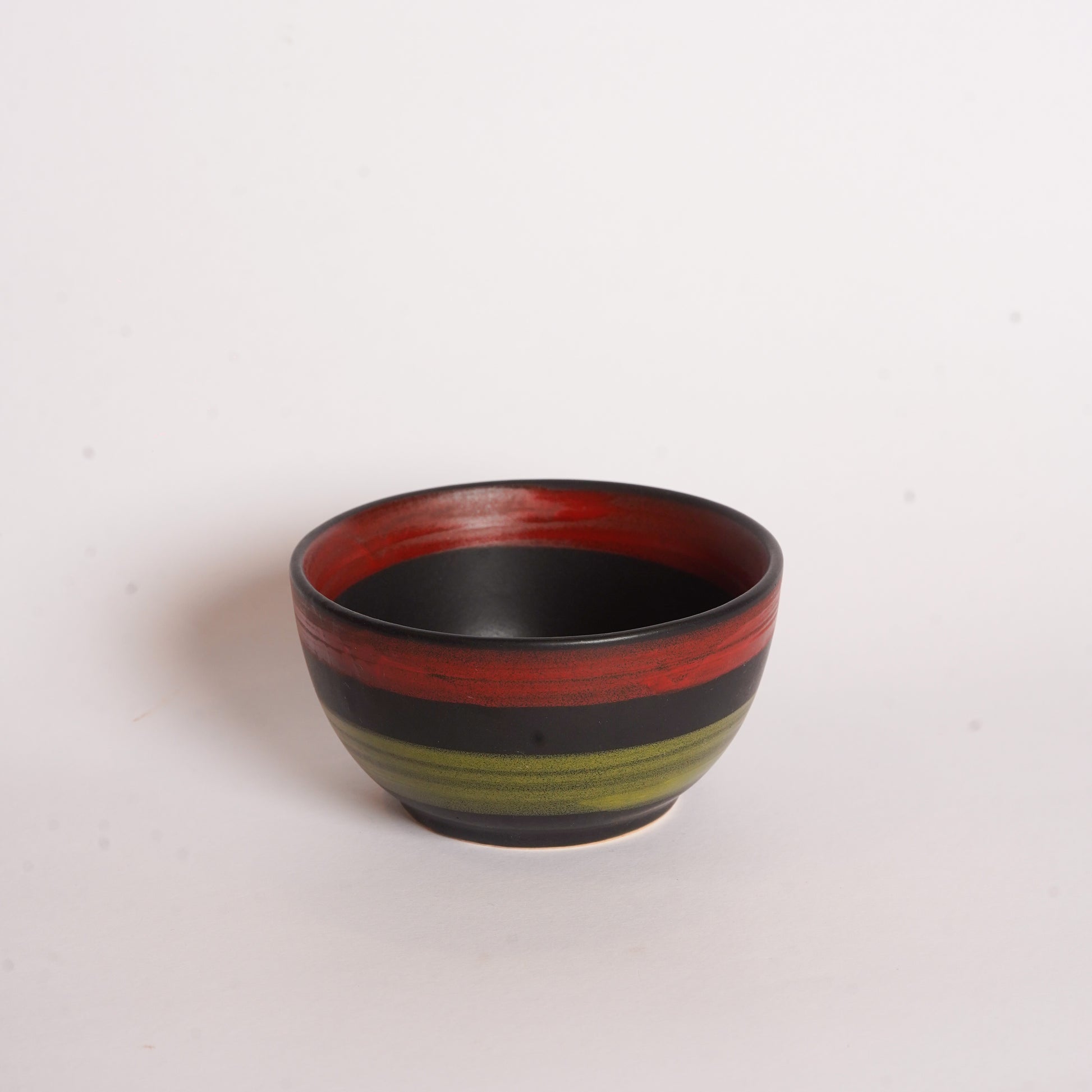 Caffeine Ceramic Handmade Green Chandrakari katori Bowl (Set of 4) - Caffeine Premium Stoneware