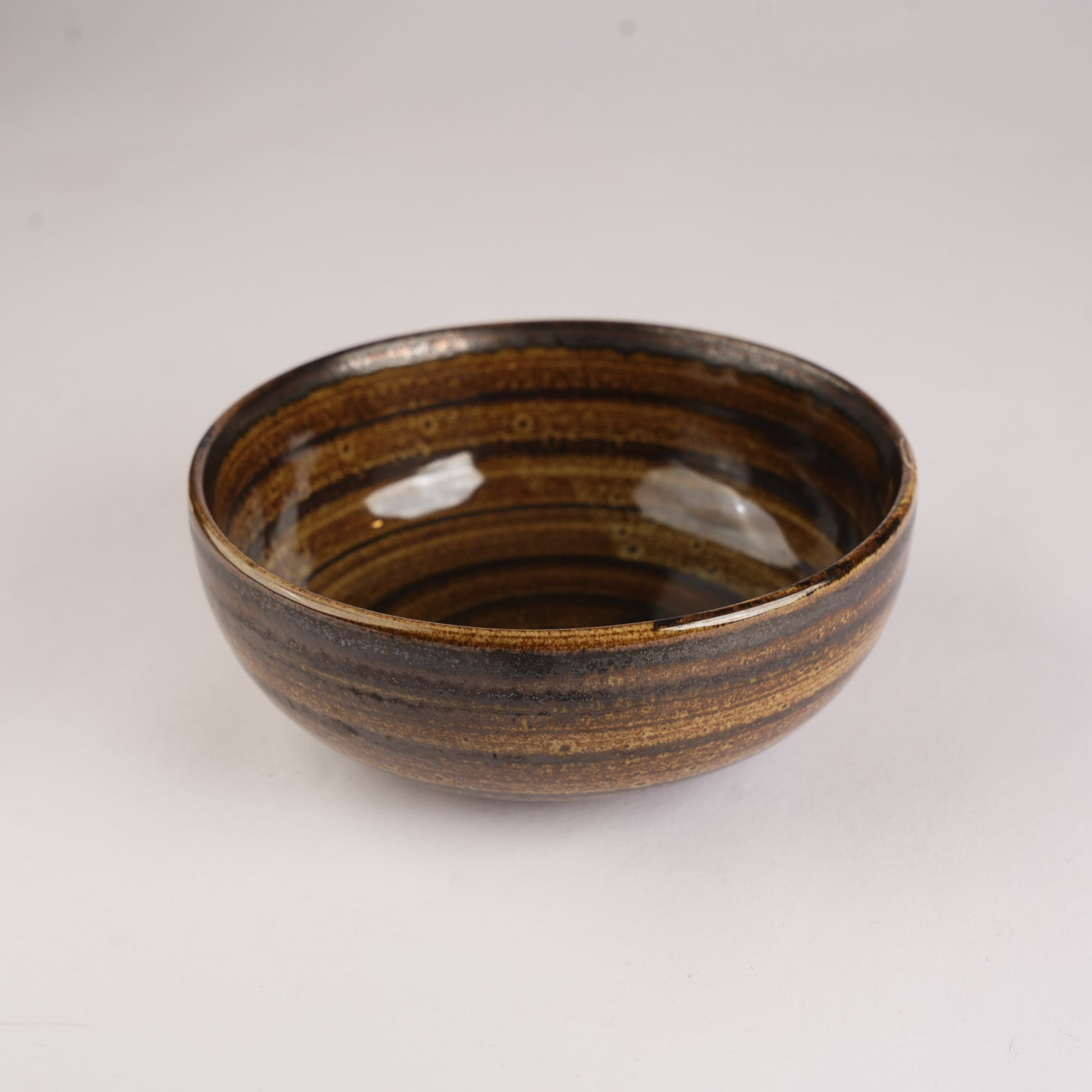 Caffeine Ceramic Handmade Wooden Serving Bowl (Set of 3) - Caffeine Premium Stoneware