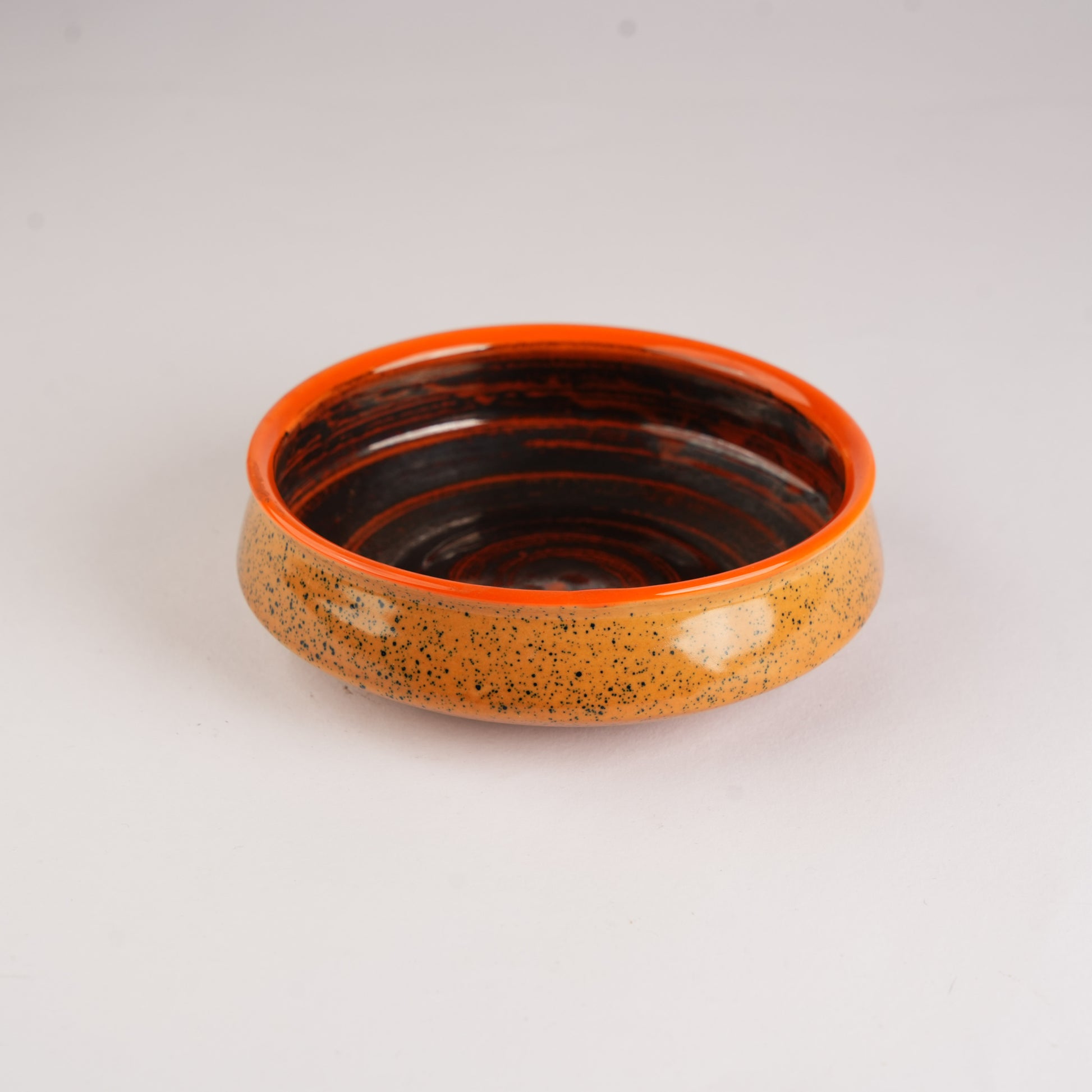 Caffeine Ceramic Handmade Brown Studio Serving Bowl (Set of 3) - Caffeine Premium Stoneware