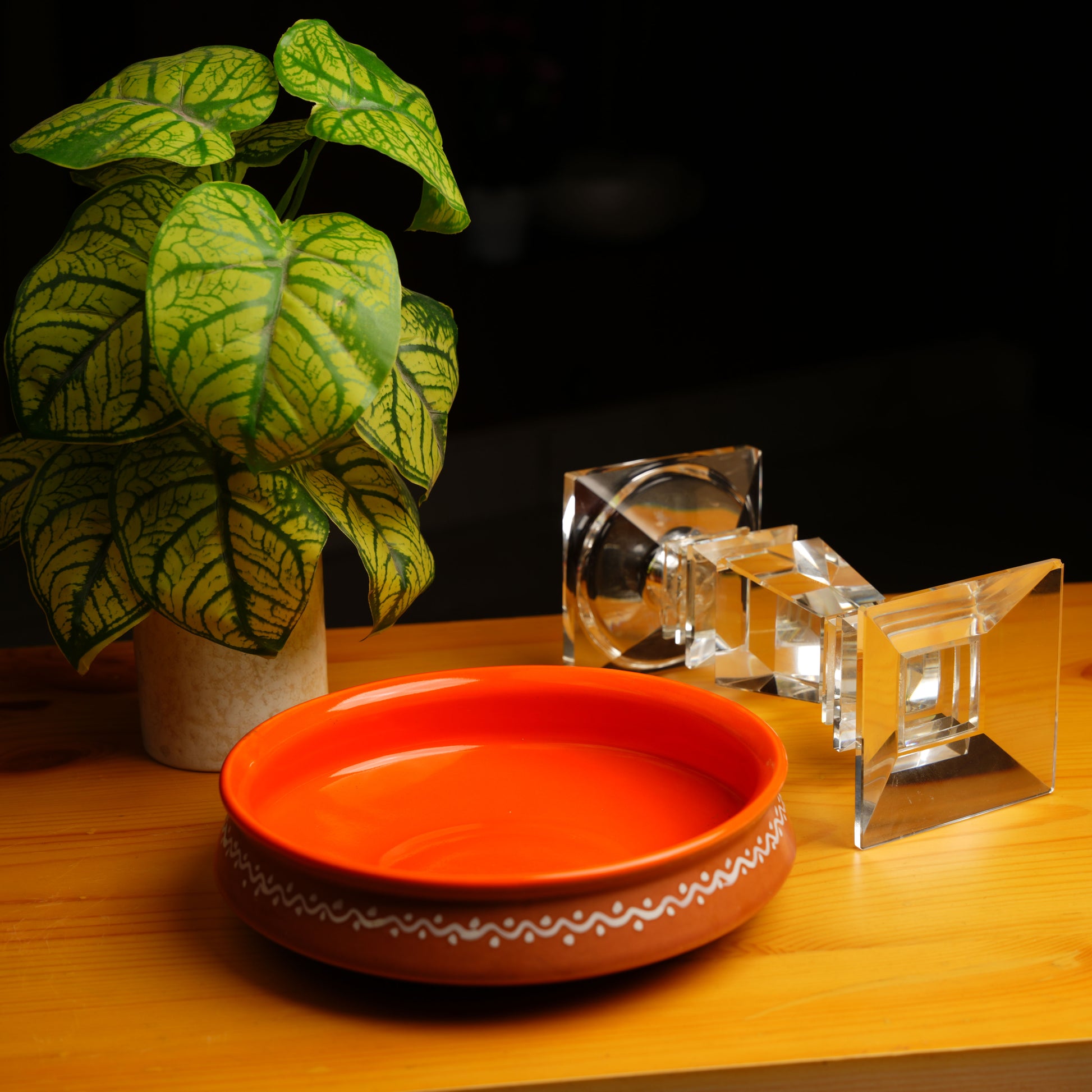 Caffeine Ceramic Handmade Brown Terracotta Serving Bowl (Set of 3) - Caffeine Premium Stoneware